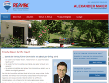 Tablet Screenshot of maier-remax.de